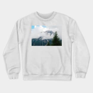 Low Cloud Over Carnic Alps Near Sauris Crewneck Sweatshirt